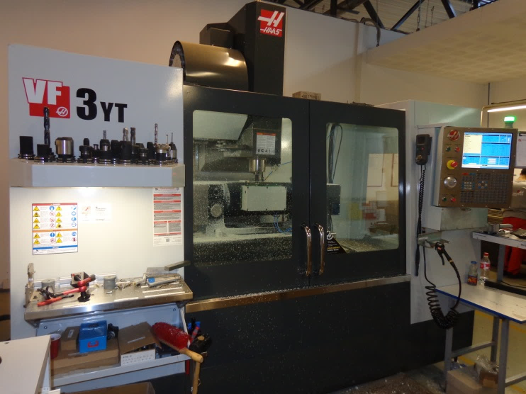 Haas CNC milling machine