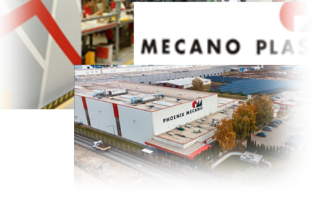 Aerial view of the Phoenix Mecano plant in Sibiu