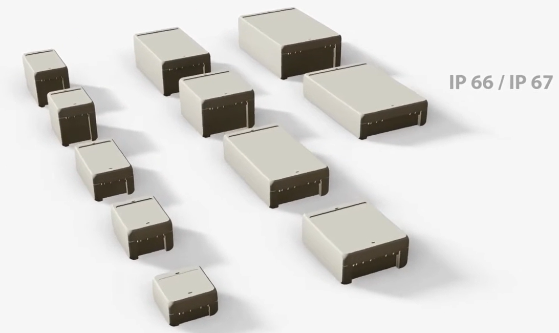 Sealed IP66/IP67 enclosure family